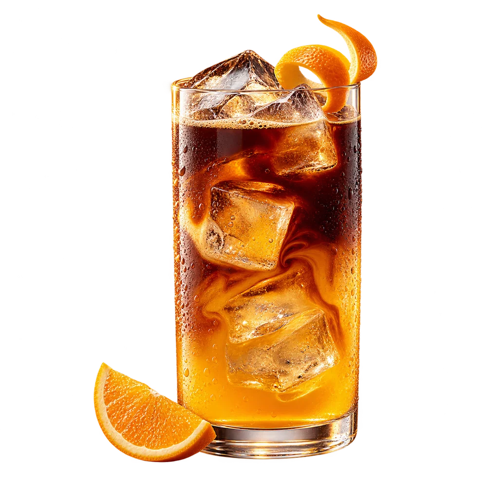 Slow-steeped coffee. Orange. A brighter afternoon.