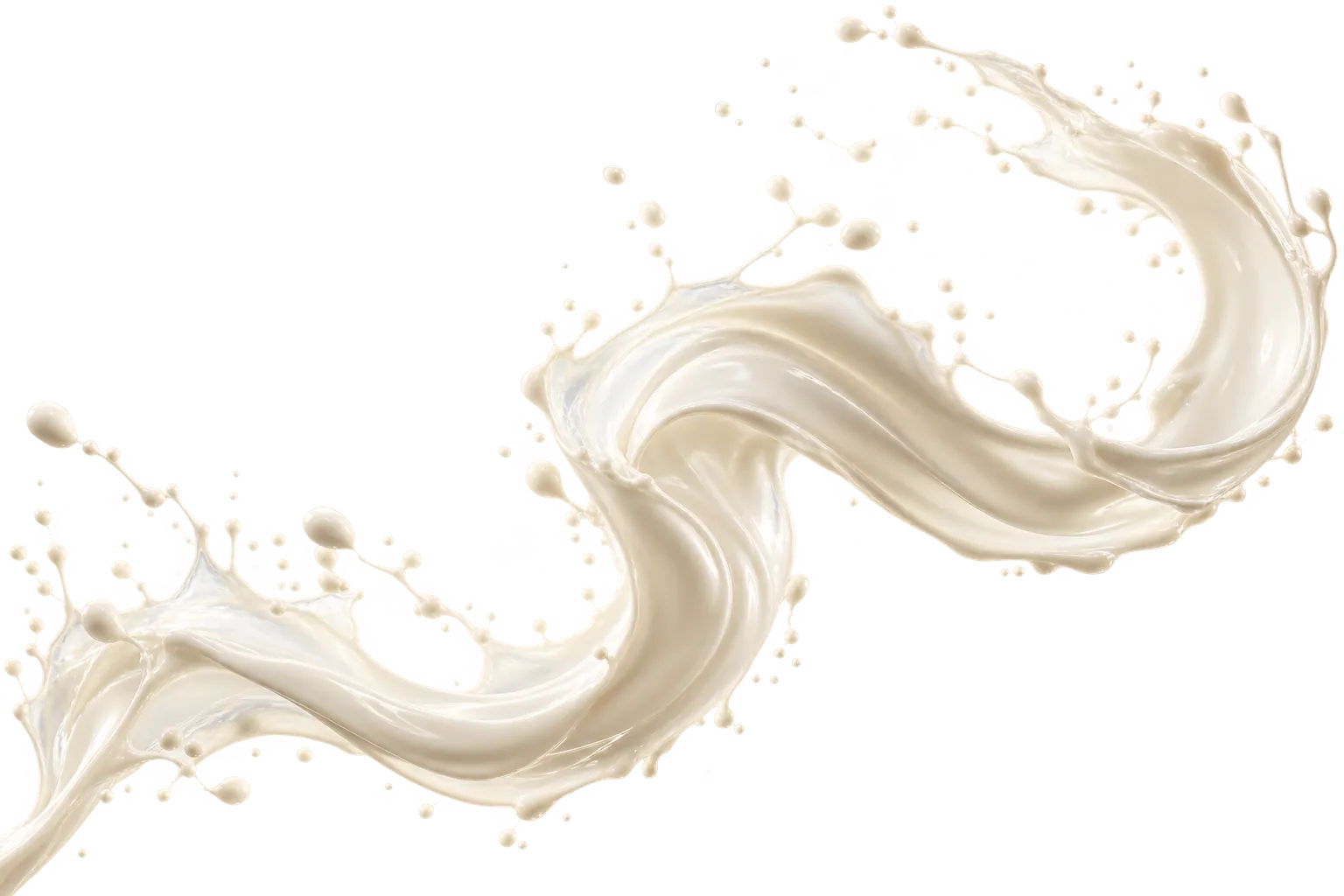 A ribbon of silky steamed milk